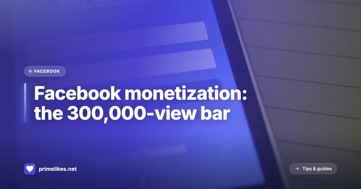 Reaching Facebook's view threshold for video monetization