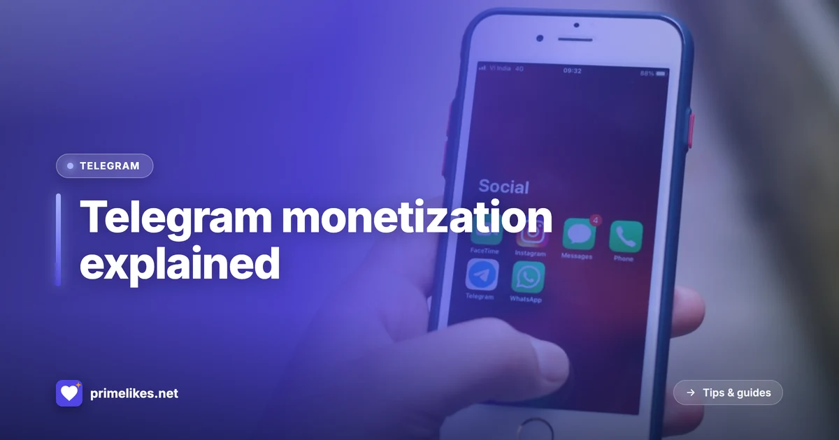 How Telegram channel monetization works