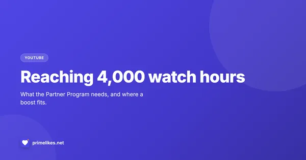 How to reach 4,000 YouTube watch hours for monetization